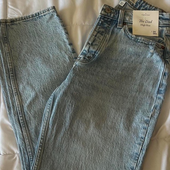 Abercrombie & Fitch Curve Love High Rise Dad Jean - Picture 2 of 4